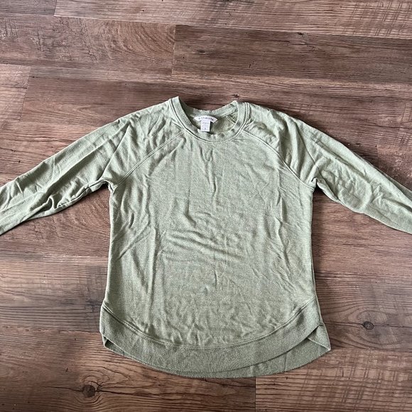 Athleta Small Light Green Soft Sweater Sweatshirt - Picture 1 of 5